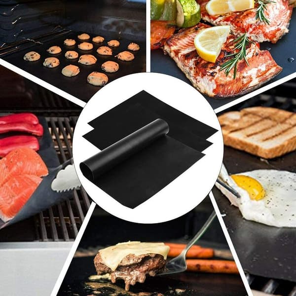 Grillmattor, Non-Stick BBQ-ark, 5-pack