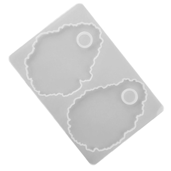 Erikoismuotoinen tarjottimen mold Käytännöllinen mold Käytännöllinen kosmeettisen tarjottimen mold (19,7X13,2cm, valkoinen)