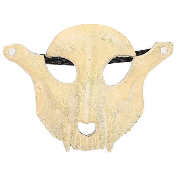 PU-vaahtomuovi Halloween-juhlat Pelottava lampaan kallon muotoinen koristekäyttönaamio (Beige) (M,)