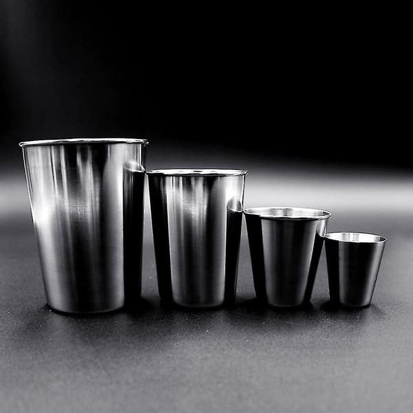 30/70/180/320ml rustfritt stål krus drikke kaffe øl te camping vann krus（30ML）