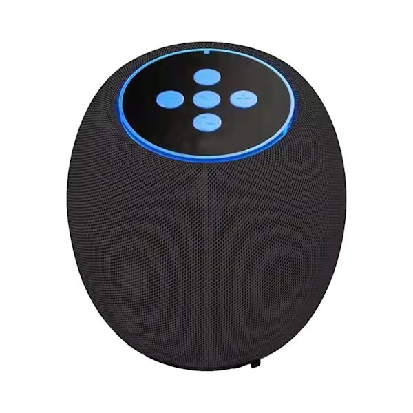 Bluetooth-högtalare i tyg, kreativ utomhus- och skrivbordshögtalare, miniljudutstrålande subwoofer-högtalare (svart)