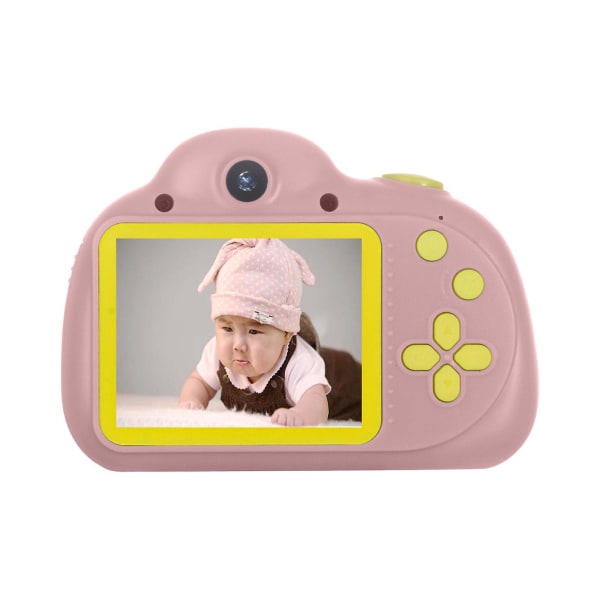 Ny multifunktions digital barnkamera 8 megapixel HD-kamerasäker fallsäker spelsportkamera (rosa)