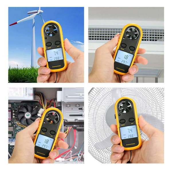 BENETECH standard digital display anemometer GM816 anemometer vindhastighetsmätare vindnivå anemometer