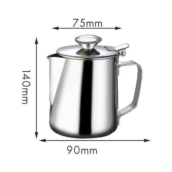 Kaffe och tekoppar i rostfritt stål Garland Mugg med lock