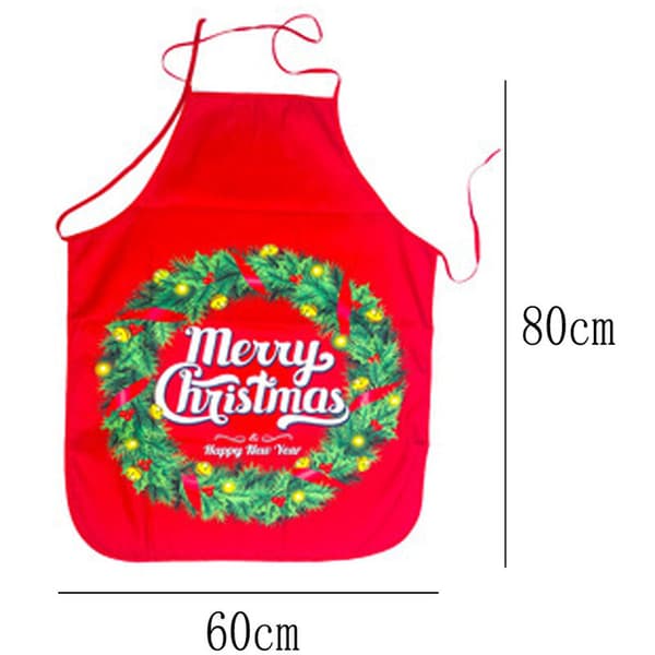 Julskärd, rolig förklädesstil tecknad