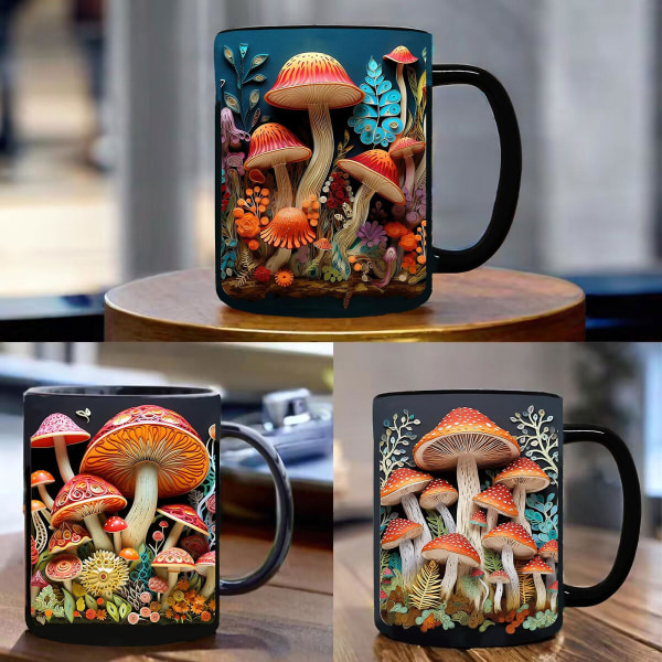 Magiske Svampe Krus med Magiske Svampe Te Kop Sjov Keramisk Kaffe Krus