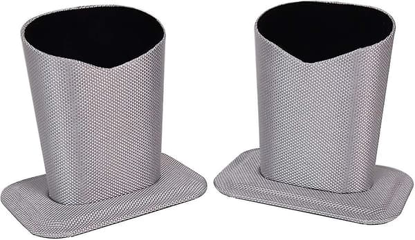 2-pack glasögonhållare stativ skyddande glasögonhållare (silver)