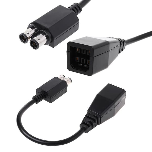 Xbox 360 Flat till Slim strömadapteradapterkabel (svart)