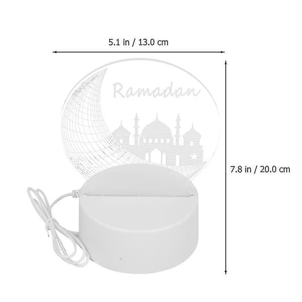 1 stk. Eid Mubarak Dekoration til skrivebordet