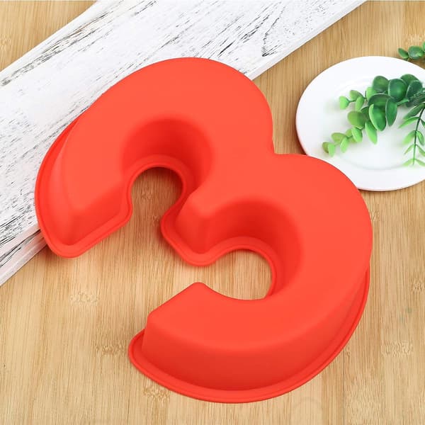 Kakeform Silikon Tall Store Tall Baking Mold 20 x 25 cm rød-3