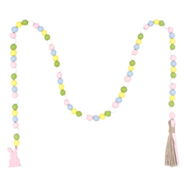 Treperler hengende dekorasjon påske perler dekorasjon påskefest Hjem vegganheng (140 cm, assorterte farger)