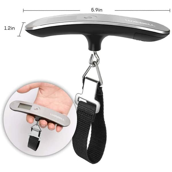 Digital Bagagevåg Present till Resenär Bärbar Resväska Viktskala 110lbs