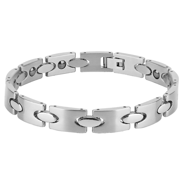 Simple Delicate Men Male Healing Jewelry Titanium Steel Antifatigue Br