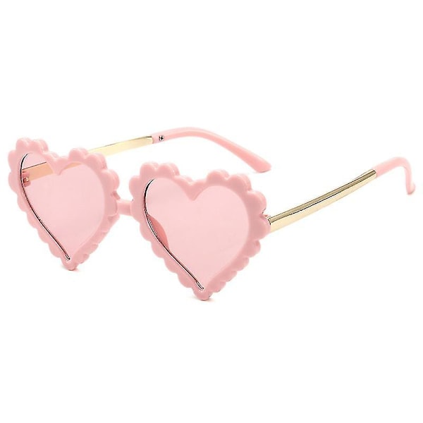 Toddler Kids Heart Shaped Sunglasses Girl Boy Eyewear Glasses For Outdoor Beach