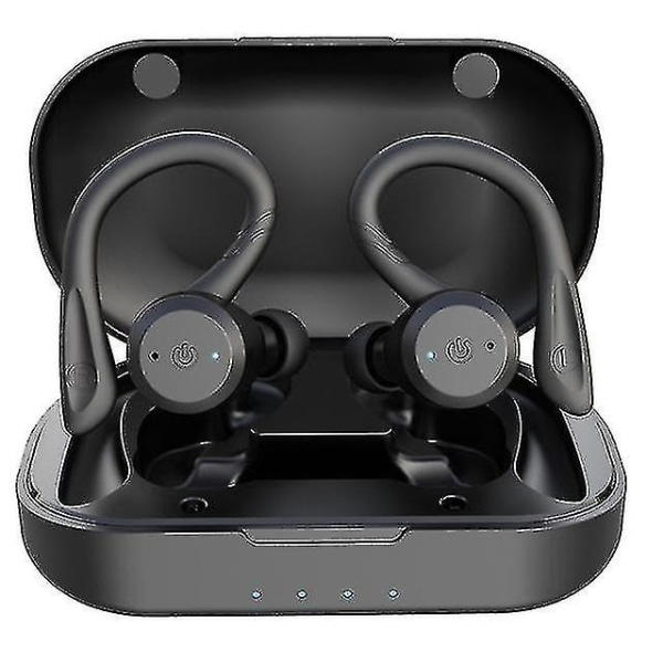 20 Hours Playtime Swimming Waterproof Bluetooth Headphones Dual Wear Sports Wireless Headphones Tws Ipx7 Earbuds Stereo（black）