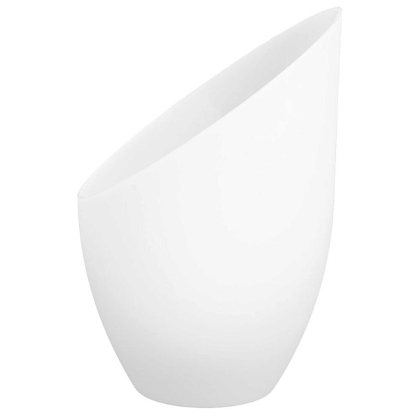 Ersättning lampskärm hängande lampskärm golvlampa dekorativ hästskoformad lampskärm (13X8.5X8.5CM, vit 1)