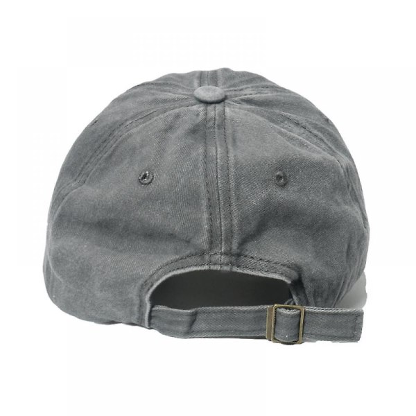 Baseballkeps, 100 % bomull, passform herr, canvaskeps, unisex huvudbonad, justerbar, personlig truckerhatt, casual solhatt, present (svart)