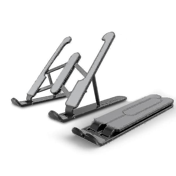 Bærbar computerstand til skrivebord, justerbar bærbar computerstand til skrivebord, ergonomisk computerstand（pink）