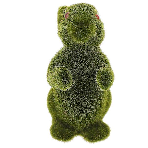 Pääsiäisen parveileva figuuri pupu koriste söpö pupu malli Pääsiäisen työpöydän pupu koriste (16.00X12.00X10.00CM, vihreä)