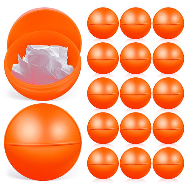 25 arpapalloa, arpapalloja, muovisia onttoja avattavia pelipallon rekvisiitta (kuten kuvassa)