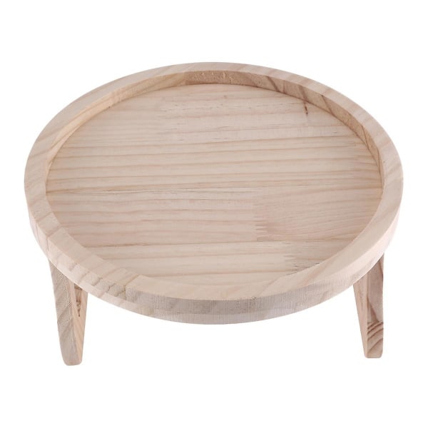 Soffa Arm Clip Table, naturlig trä soffa armstöd Clip-on bricka bord soffa soffa armstöd arrangör, R