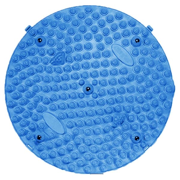 Fotmassage Reflexologi Matta med Magnetterapi Akupressur Disc（Blå）