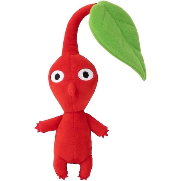 Ny Pikmin Plys | 11,8 tommer rødt Pikmin plyslegetøj til spilfans gave | Sød udstoppet dyredukke til børn, drenge og piger