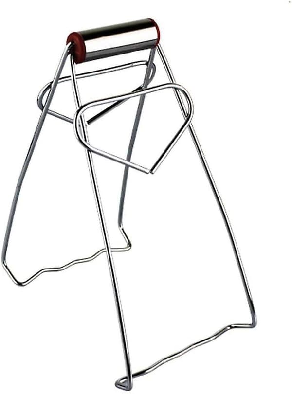 Skålholder i rustfrit stål, foldbar, 1 stk.