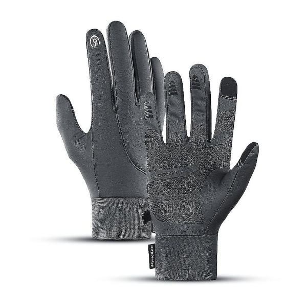 Comfyhands - thermal handskar,comfyhands Winter Touchscreen Handskar för män kvinnor（XL,Grå）
