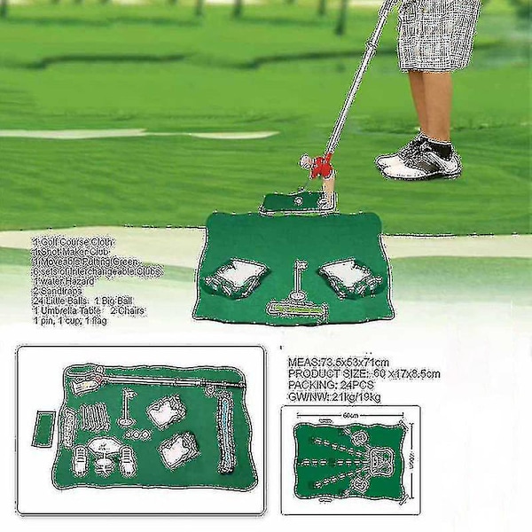 Golf sisätilojen minigolfpeli Golfing Man sisätilojen golfpeli Sisätilojen minigolfpelisarja A--