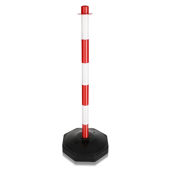 Advarselssøyle elastisk søyleisolasjonspæl autovern trafikkfasiliteter veisperring kjegle (85X28,5cm, rød)