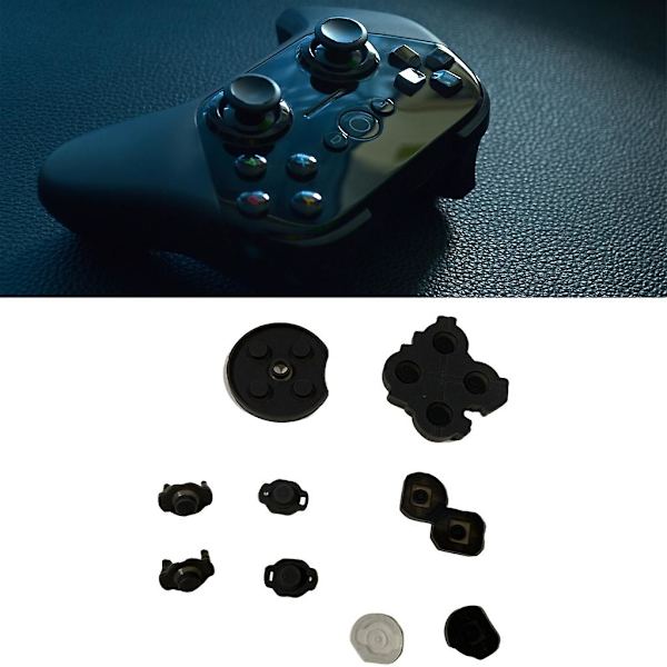 1 set styrenhet ledande gummiplatta reparationsdelar för Switch Pro-ersättning