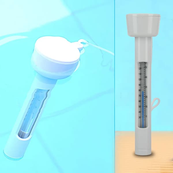 Flytande pooltermometer, pooltermometer för simbassänger, bubbelpooler, akvarier 0 °C – 40 °C