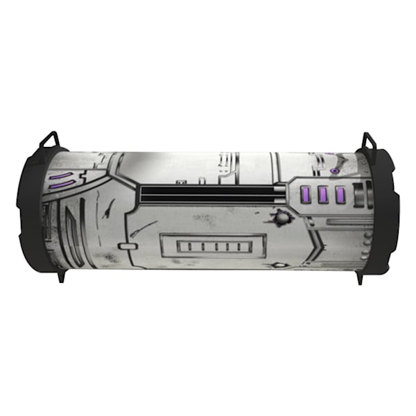Bärbar Bluetooth-högtalare, 5.0 trådlös Bluetooth mekanisk högtalare subwoofer, hem bärbar utomhusljud med ryggsäcksrem 20240368（Vit）