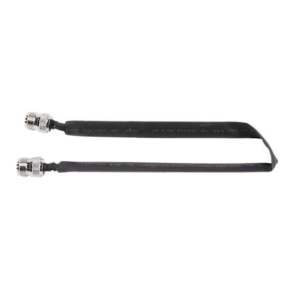 Dør/vindue Pass Through Flat Rf Koaksialkabel So239 Uhf Hun til Uhf Hun 50 Ohm Rf Koax Pigtail Forlængerledning（Som vist）