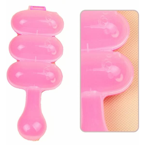 Risbollformar DIY Risboll Shaker Lunch Maker Sfärisk Form Köksprylar Barnmat Dekoration Risbollform (Rosa,)
