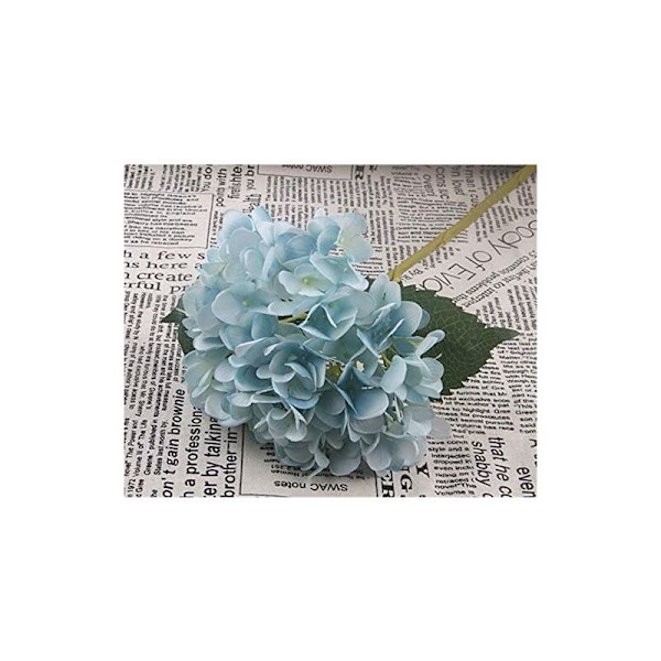 Konstgjord Hortensia Konstgjord Blomster Bröllopsdekoration (Blå)