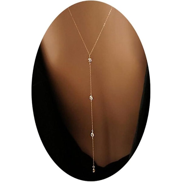 Häämorsiamen taustakaulakoru Kristalli takakaulakoru Kultakorut Naiset, Sinkkiseos, Rhinestones