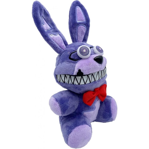 Five Nights At Freddy's Nightmare Bonnie-pehmolelu, joka sopii keräilyyn, pehmolelu täytetty nukke 7 (violetti Bonnie Rabbit)