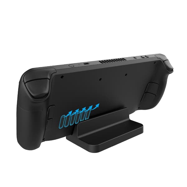 Onsole Stand Dock Console Stand för Steam Deck/switch/lite Smartphone (Svart)