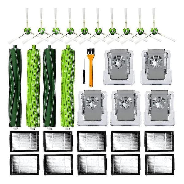 Til Irobot Roomba I3, I3+, Robotstøvsuger Hoved Sidebørste Hepa Filter _aoba
