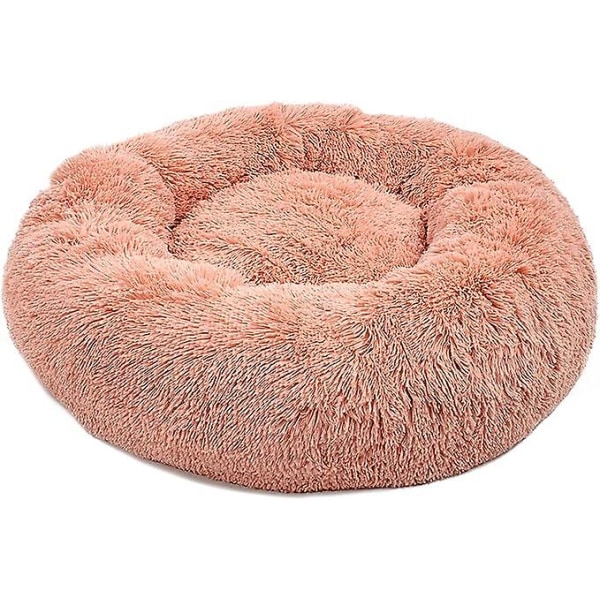 (60cm Rosa) Rund Kurv Hundematte Kattekurv Donuts