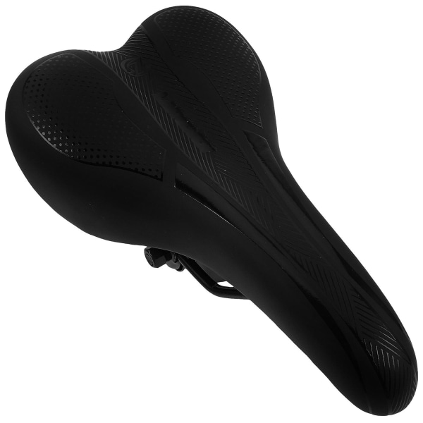 Komfortabel cykelsaddelpude bycykelsaddel udskiftning holdbar cykelsadel (26.50X15.00X10.00CM, sort)