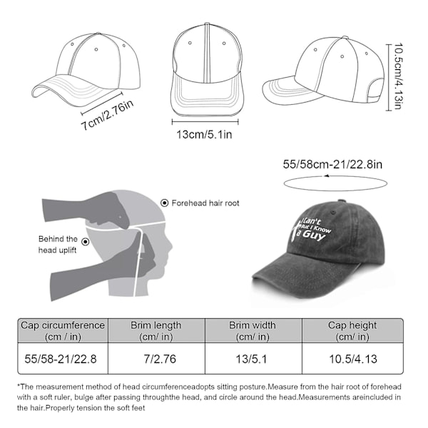 Jeg kan ikke, men jeg kender en fyr Jesus kors Trucker Hat Mænd Sjov Mesh Baseball Cap（Sort）