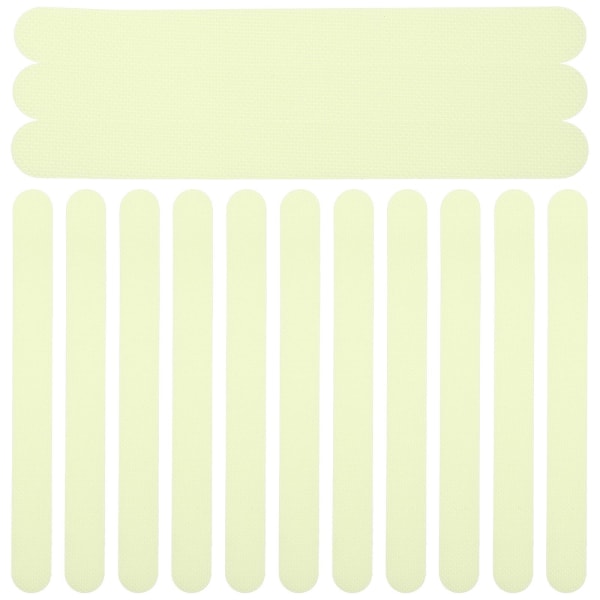 24 ark med anti-skli trappetape, lysende striper for trapper, reflekterende striper for trapper, anti-skli klistremerker (20X2X0.2CM, grønn)