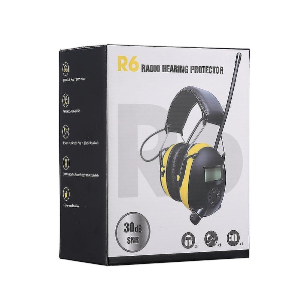 Kuulonsuojaimet Bluetoothilla ja radiolla