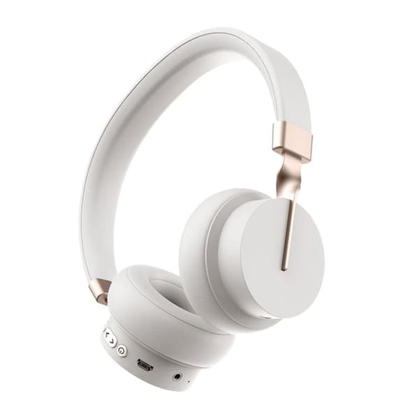 Trådlöst Bluetooth-headset med brusreducering och samtalsfunktion, spelheadset med brusreducering, 20240568 (vitt)