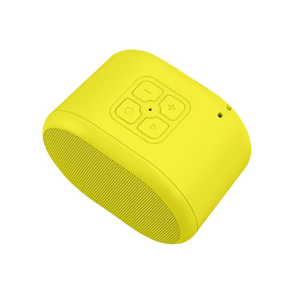 Mini bärbar Bluetooth-högtalare, brusreducering i hög definition, hållbarhet, flera färger (Bluetooth/TF/AUX/USB)（Gul）