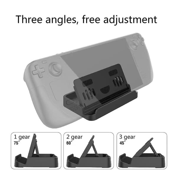 Justerbart stativ för Deck/Switch-serie konsolspeltillbehör