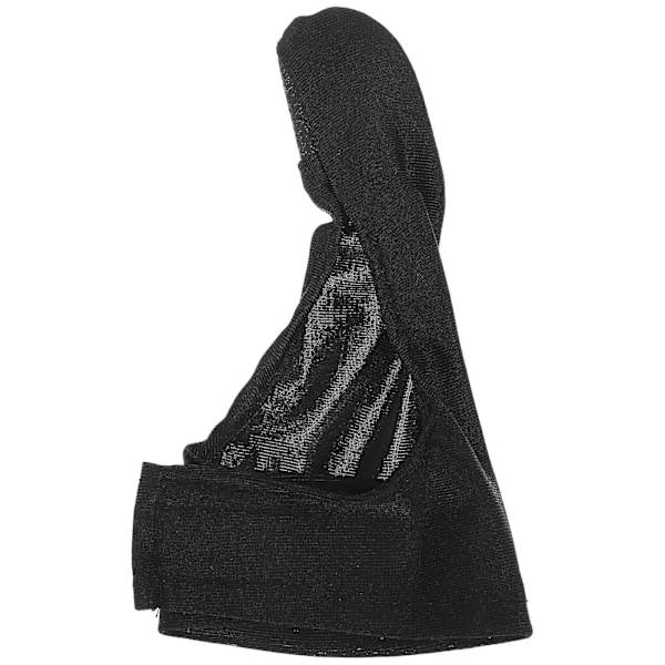 Stof bowling tommelfingerbeskyttelse tommelfingerbeskyttelse bowling hånd handske beskyttelse tommelfingerbeskyttelse (14,50X8,50X0,10CM, sort)